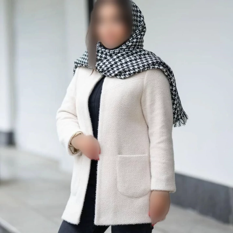 پالتوزنانه دخترانه مزون دوزی شده بابهترین پارچه