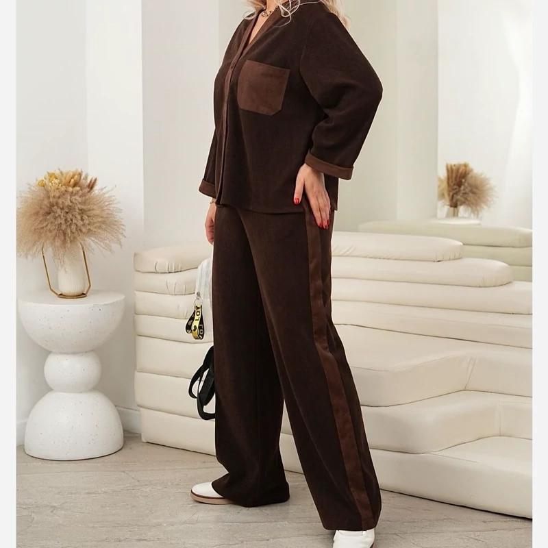 شومیز شلوار مزون دوزی شده دررنگبدی دلخواه