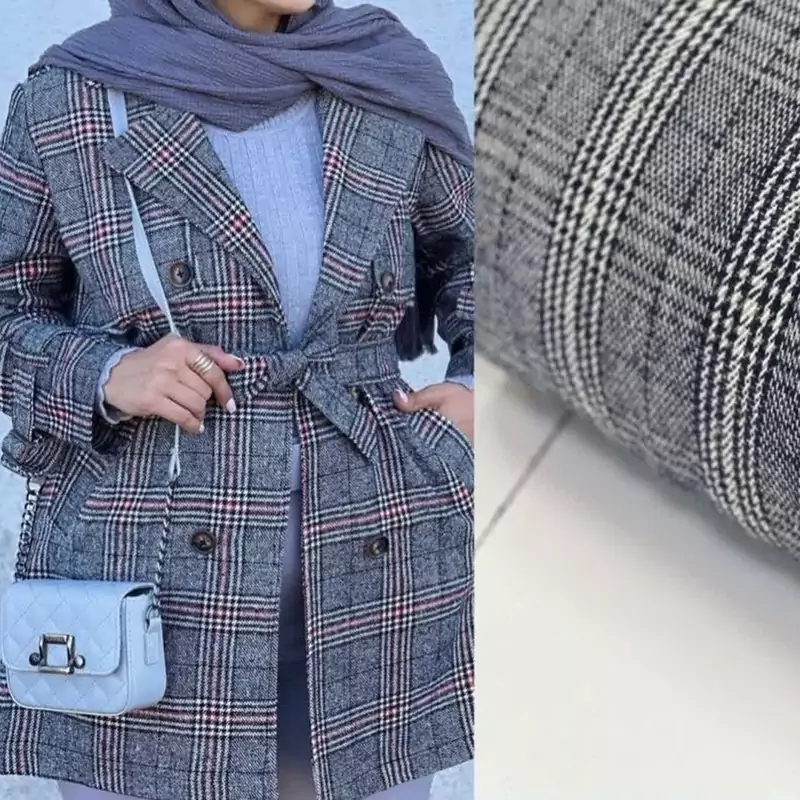 کت پاییزی باپارچه موهر ترک