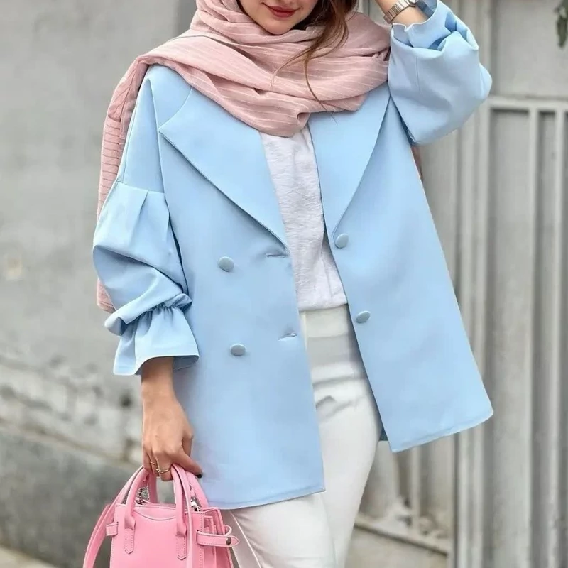 کت  مجلسی مزون دوزی شده باپارچه کرپ سوپر مازراتی