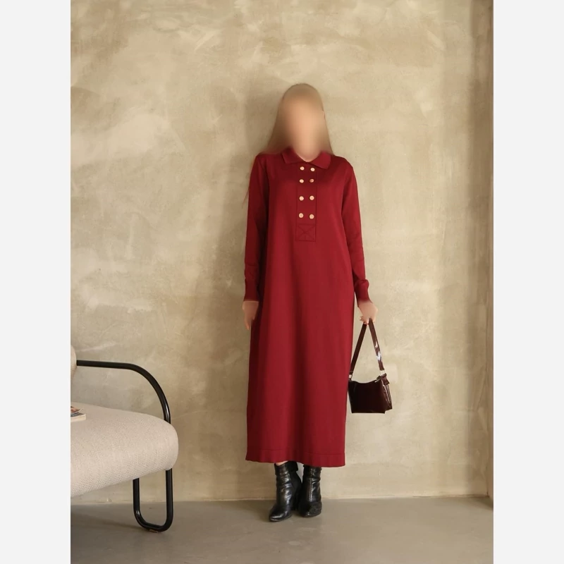 پیراهن بلندزنانه مزون دوزی شده کفتان