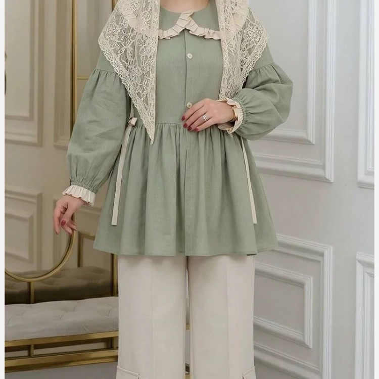 مانتوعروسکی تابستانی زنانه دخترانه