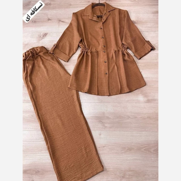 شومیزشلوارزنانه دخترانه کولر دار