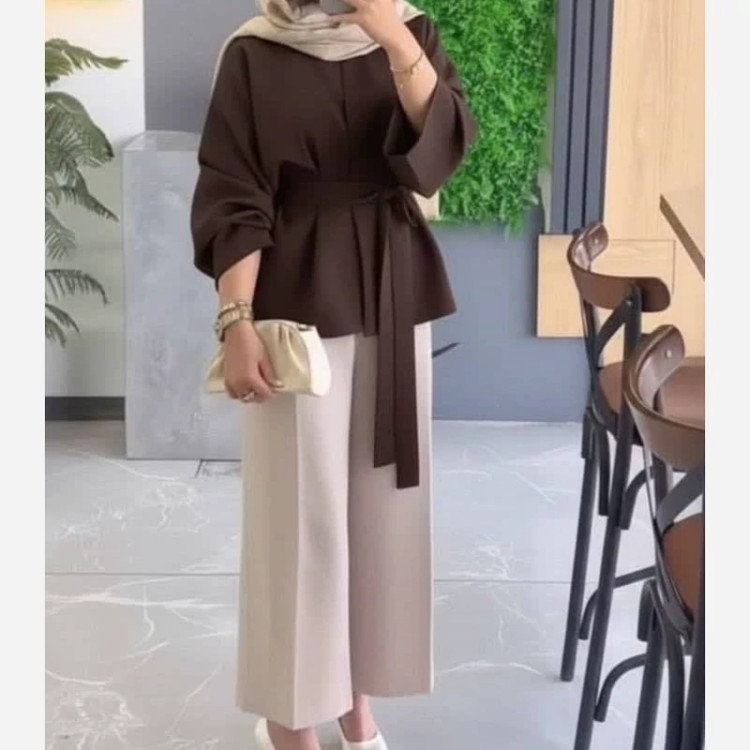 کت شلوار زنانه مزون دوزی شده دررنگ بندی مختلف