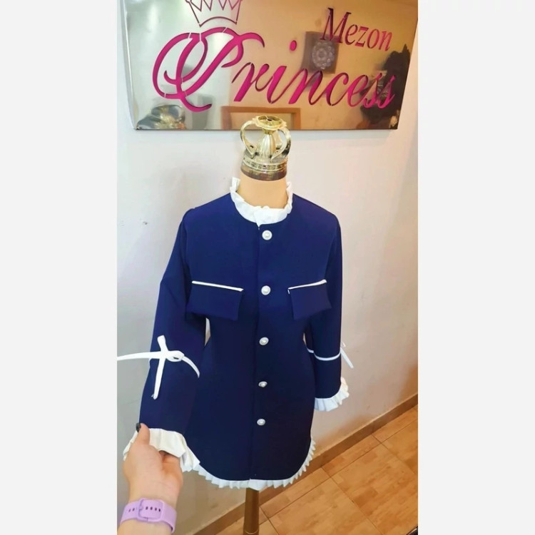 مانتو فانتزی زنانه دررنگبندی