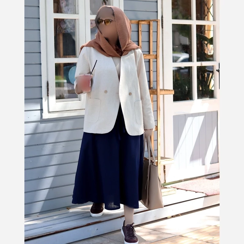 کت دامن  لنین مزون دوزی شده دررنگبندی