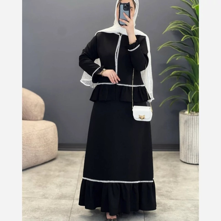 کت دامن مازراتی زنانه مزون دوزی شده