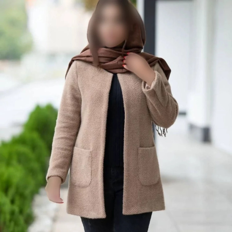 پالتوزنانه دخترانه مزون دوزی شده بابهترین پارچه