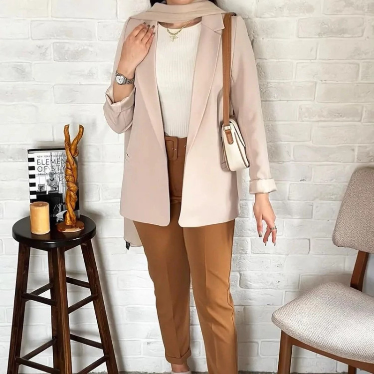 کت زنانه باپارچه مازراتی