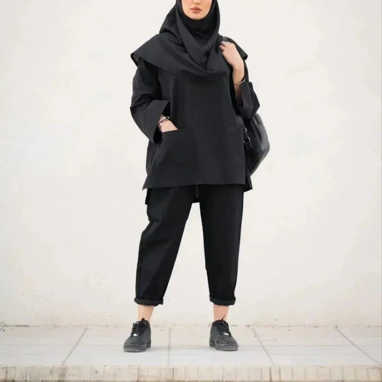 مانتو شلوار (شومیزشلوار)شیک در رنگ بندی خاص سفارشی دوزی