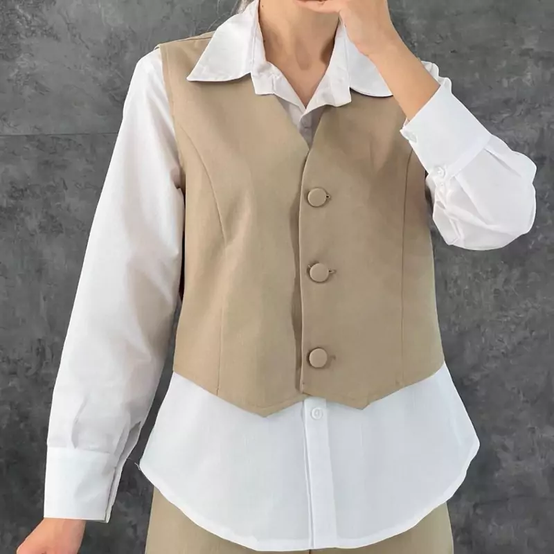 ست سه پی اس نگار شامل جلیقه شلوارشومیز