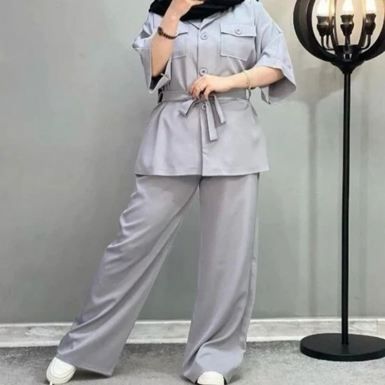 شومیز شلوار شیک با پارچه داکرون به صورت تک دوزی و سفارشی بهترین پارچه موجود دربازار